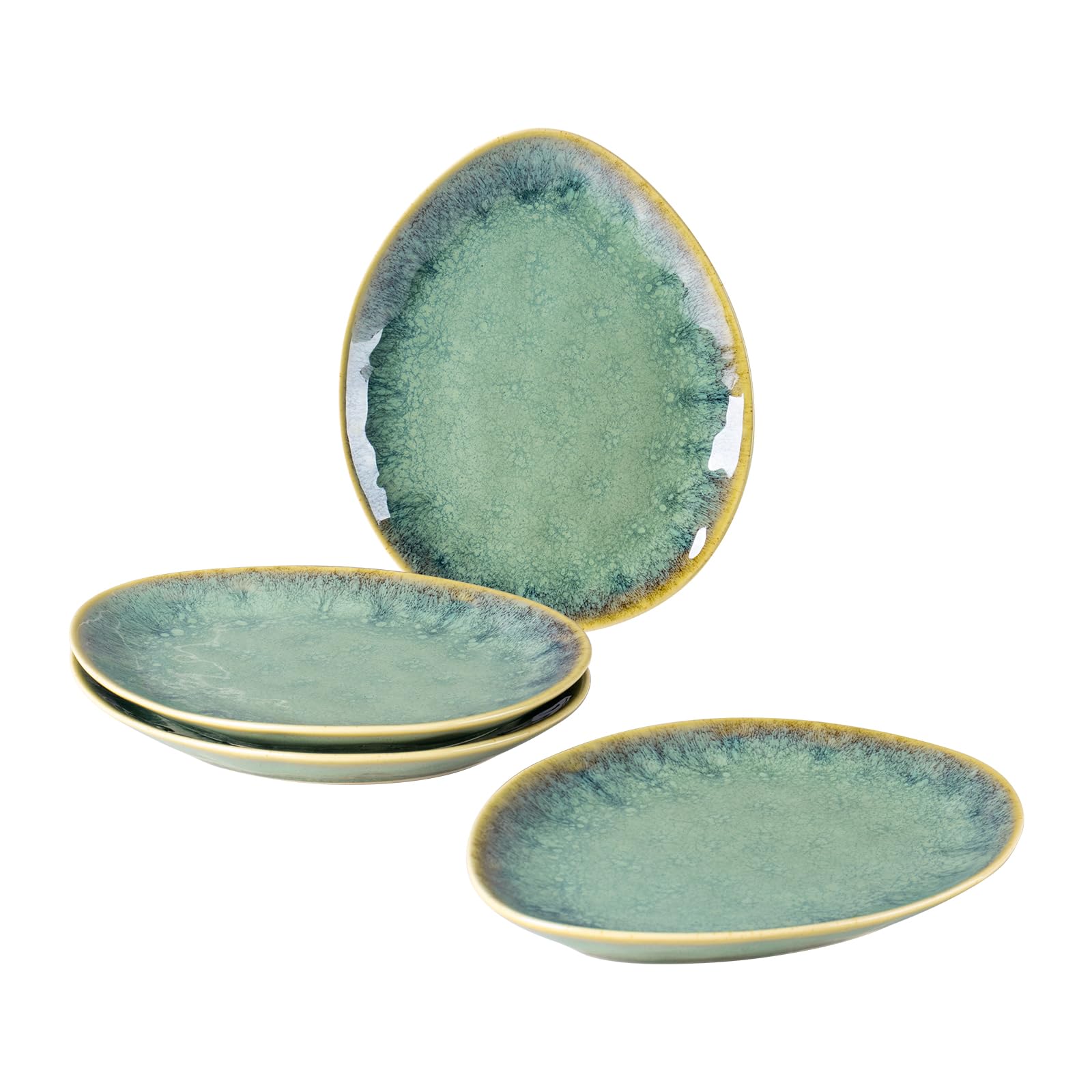 Amazon.com | Henten Home Ceramic Appetizer Plates, 6.75 Inch